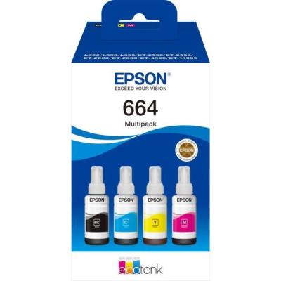 Multipack 4 couleurs EcoTank 664 (C13T664640) - Format compact