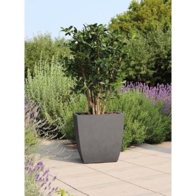 Bac a fleurs DIVA BASALT Gris anthracite 42 L - EDA