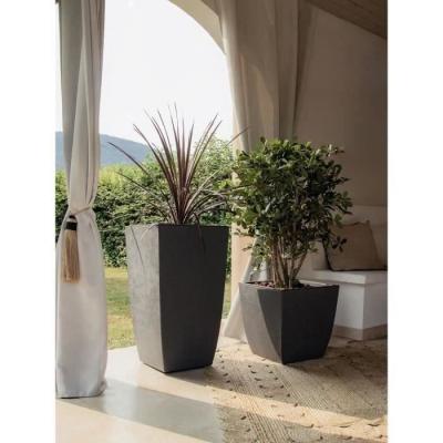 Bac a fleurs DIVA BASALT Gris anthracite 42 L - EDA