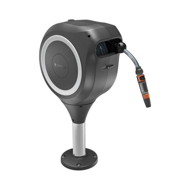 Dévidoir automatique GARDENA RollUp S blanc 15m - Tuyau 13mm