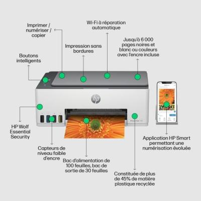Imprimante tout-en-un HP Smart Tank 5105 - Couleur à réservoir d'encre