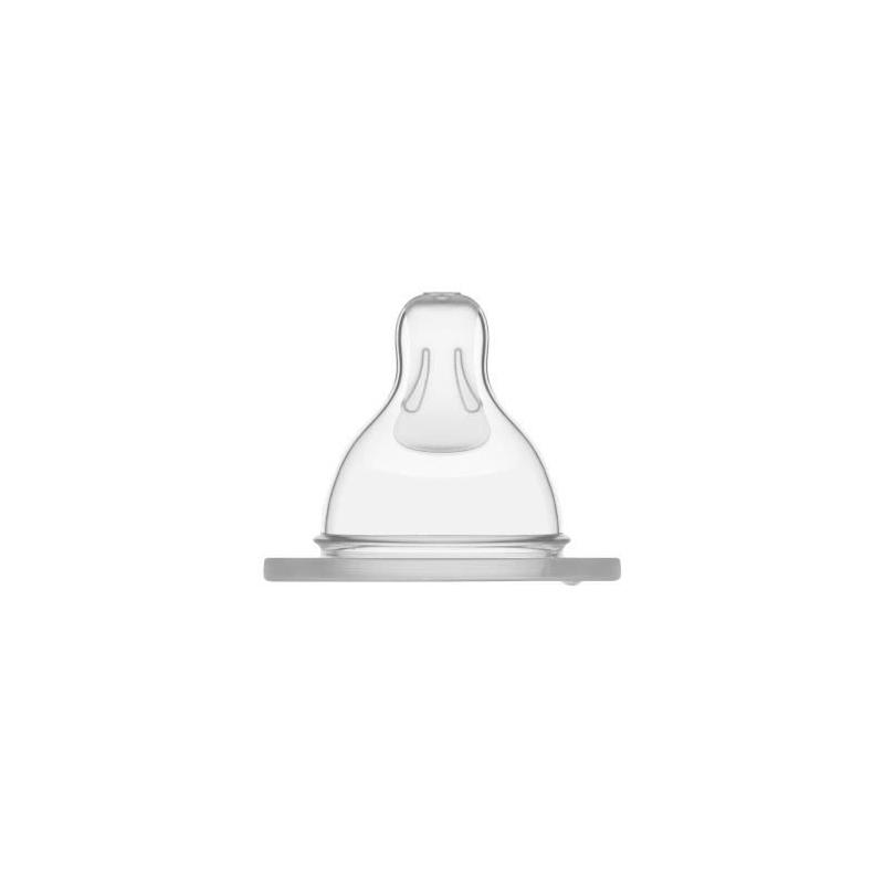 Accessoires Biberons: 2 Tétines Silicone Débit 0 Extra Lent