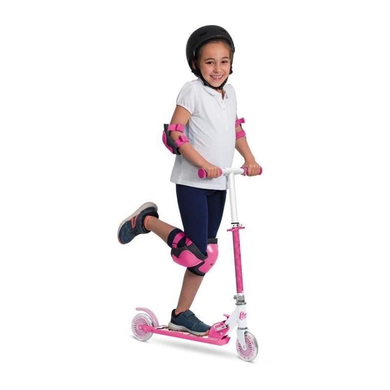 MONDO - Trottinette 2 roues pliable Barbie - Pratique et Colorée