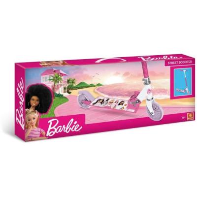MONDO - Trottinette 2 roues pliable Barbie - Pratique et Colorée