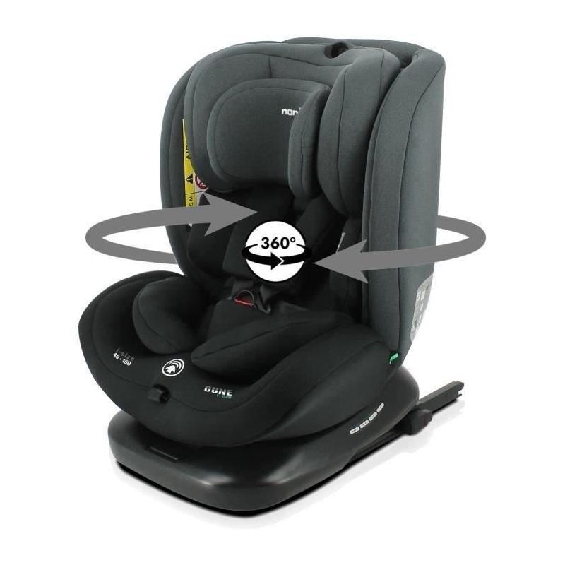 Siège auto isofix NANIA DUNE - Groupe 0/1/2/3 - 0-10 ans, 0-36 kg - Tetière réglable