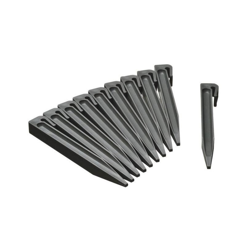 Piquets pour bordures de jardin - Lot de 10 - NATURE