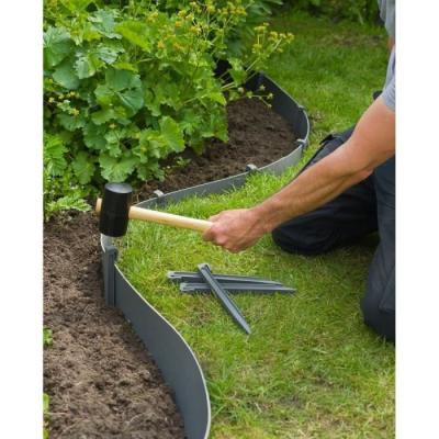 Piquets pour bordures de jardin - Lot de 10 - NATURE