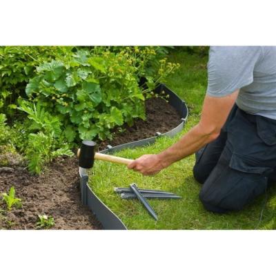 Piquets pour bordures de jardin - Lot de 10 - NATURE