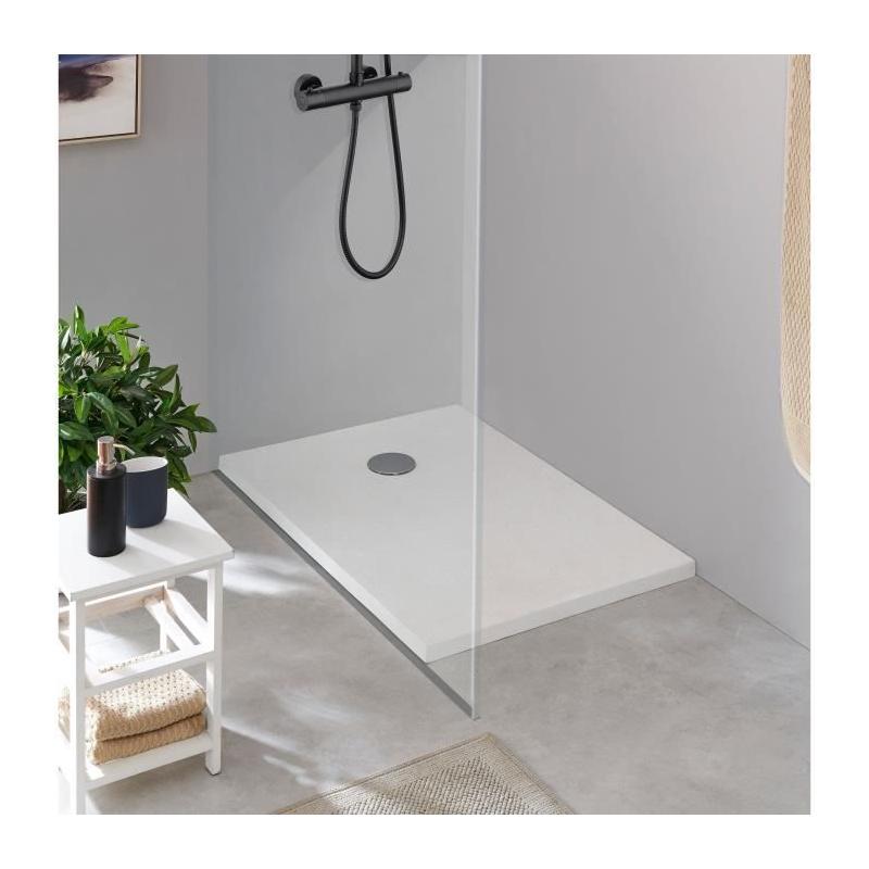Receveur de douche en résine 120x90 cm - OCEANIC Blanc