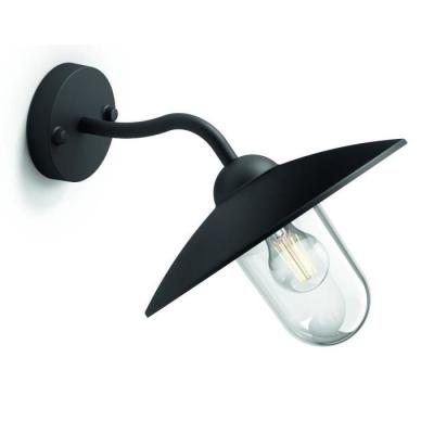 Applique d'extérieur Philips - Hammock Noir - Design moderne IP44