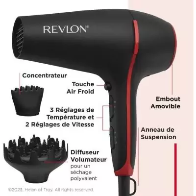 Sèche-cheveux Revlon SmoothStay Coconut RVDR5317E - Performances exceptionnelles Sèche-cheveux Revlon SmoothStay Coconut RVDR5317E - Performances exceptionnelles