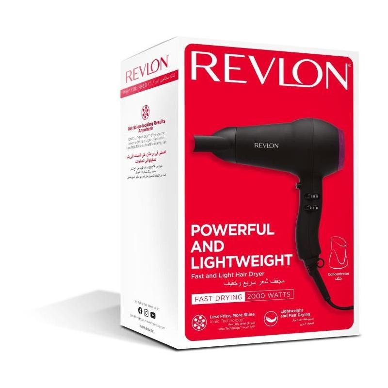 Sèche-cheveux REVLON RVDR5823E3 - Puissant 2000W - 3 chaleurs & 2 vitesses