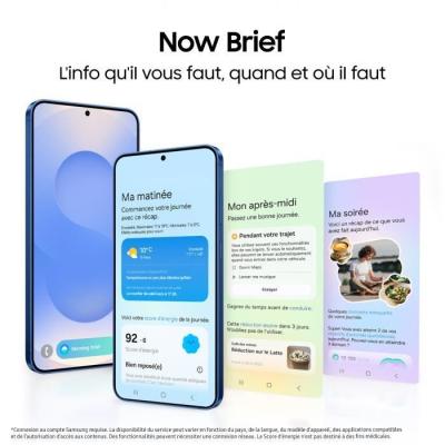 Samsung Galaxy S25 Plus AI Smartphone 256 Go Bleu nuit - Compact et performant