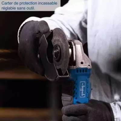 Meuleuse d'angle sans fil SCHEPPACH 20V IXES - Compacte et puissante