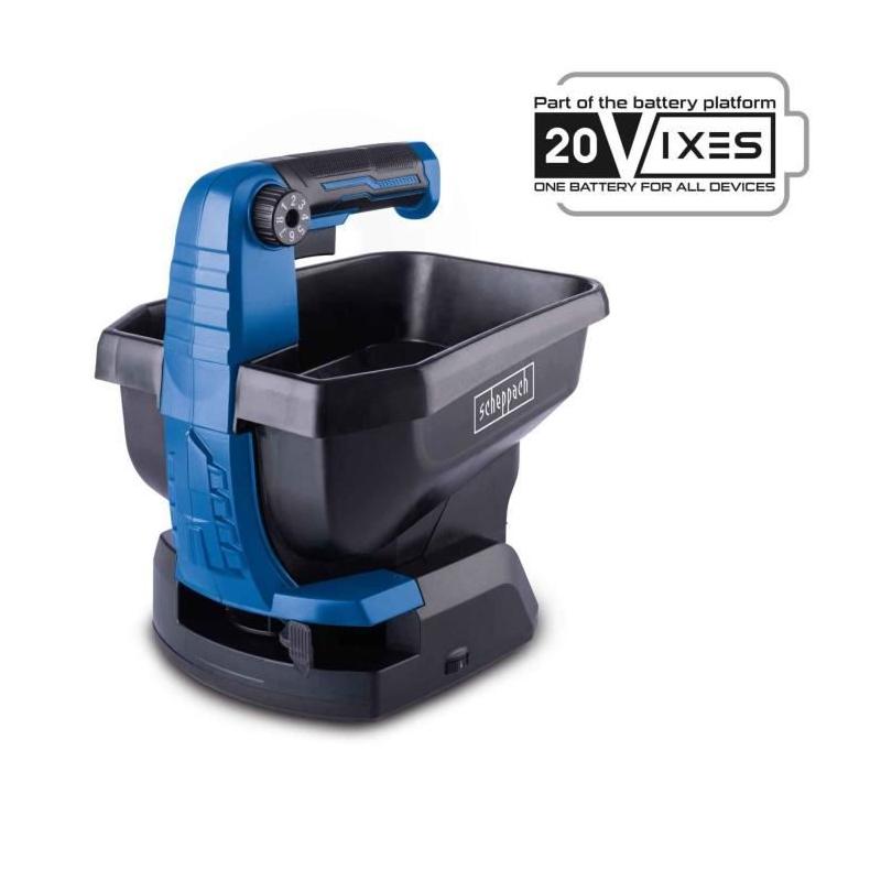Épandeur sans fil 3,5L 800m2 - SCHEPPACH 20V IXES