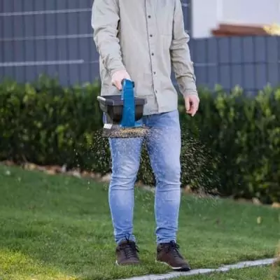 Épandeur sans fil 3,5L 800m2 - SCHEPPACH 20V IXES