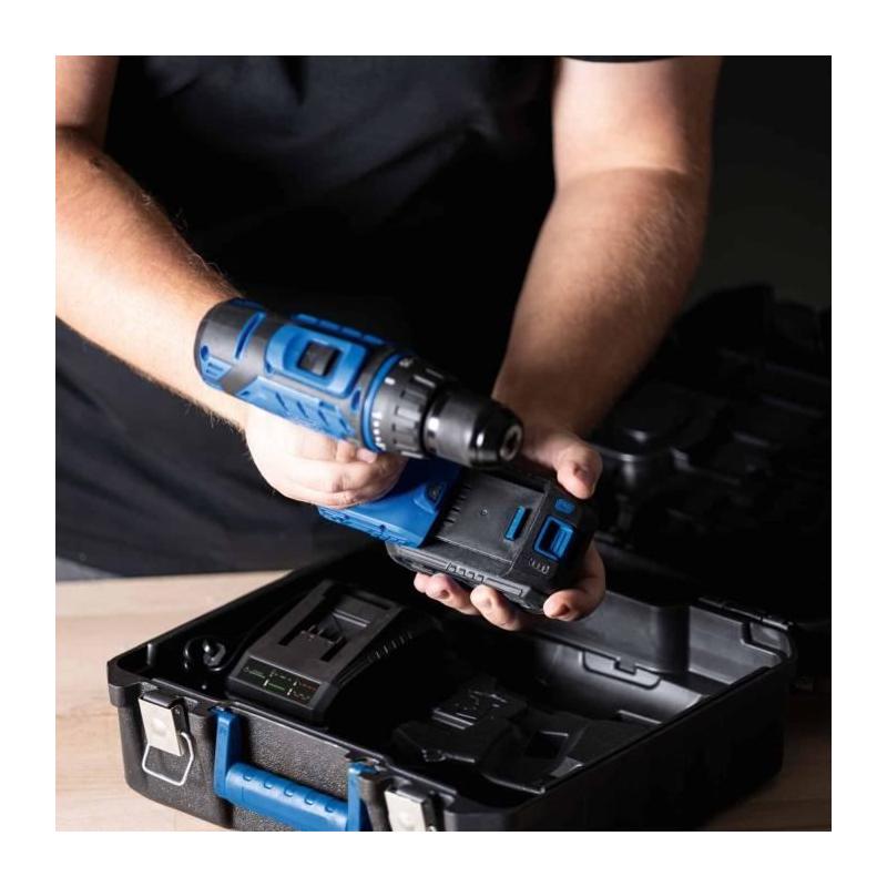 Coffret perceuse visseuse sans fil 50Nm + 74 accessoires - SCHEPPACH 20V IXES