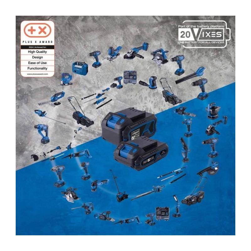 Coffret perceuse visseuse sans fil 50Nm + 74 accessoires - SCHEPPACH 20V IXES