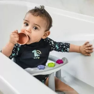 Anneau de bain aquababy vert émeraude - Made in France
