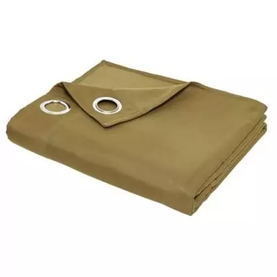 Rideau isolant 140x240 cm uni Bronze - Livraison rapide Rideau isolant 140x240 cm uni Bronze - Livraison rapide