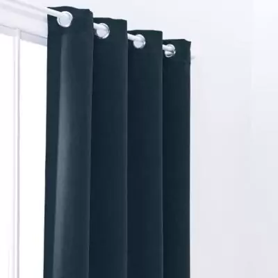 Rideau Occultant Essential Uni - 140 x 240 cm - Paon Rideau Occultant Essential Uni - 140 x 240 cm - Paon