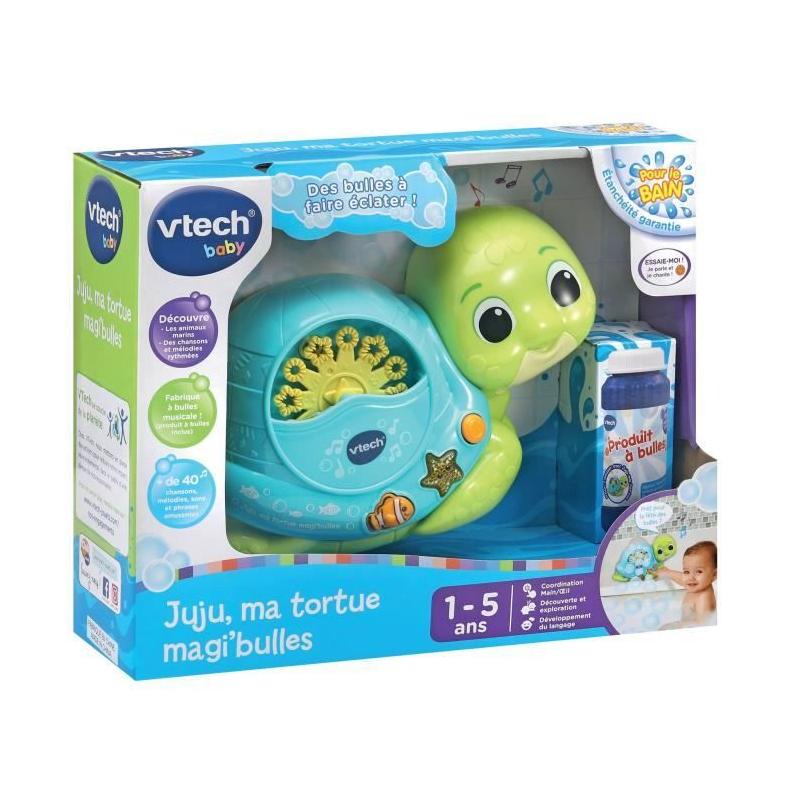 Tortue musicale VTECH JUJU MA TORTUE MAGI BULLES 1-5 ans