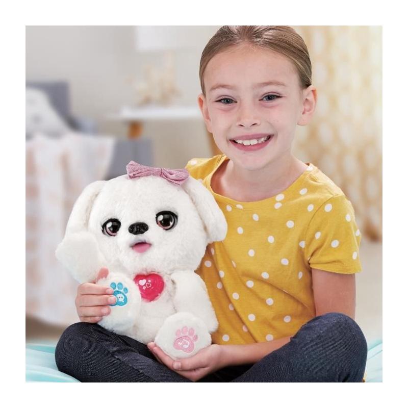 Peluche interactive Vtech kisskiss - Mon toutou bisous blanc
