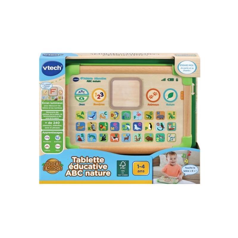 Tablette Éducative ABC Nature - Jouet Bois FSC 