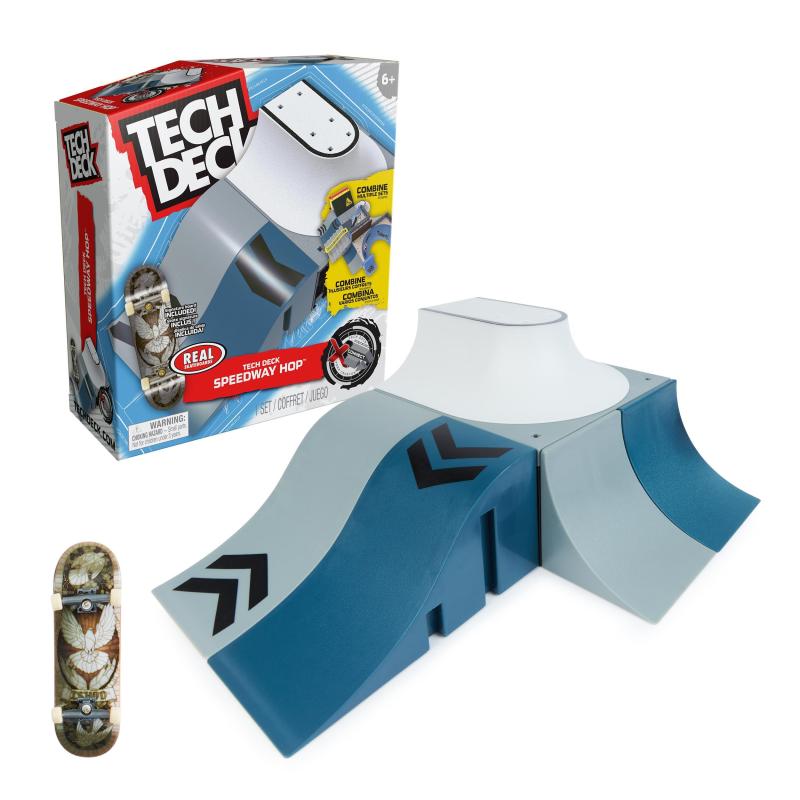 Tech Deck - Finger Skate - Starter Set X-Connect 100% Modulable À Construire Et Personnaliser + 1 Mini Planche Exclusive - Mini