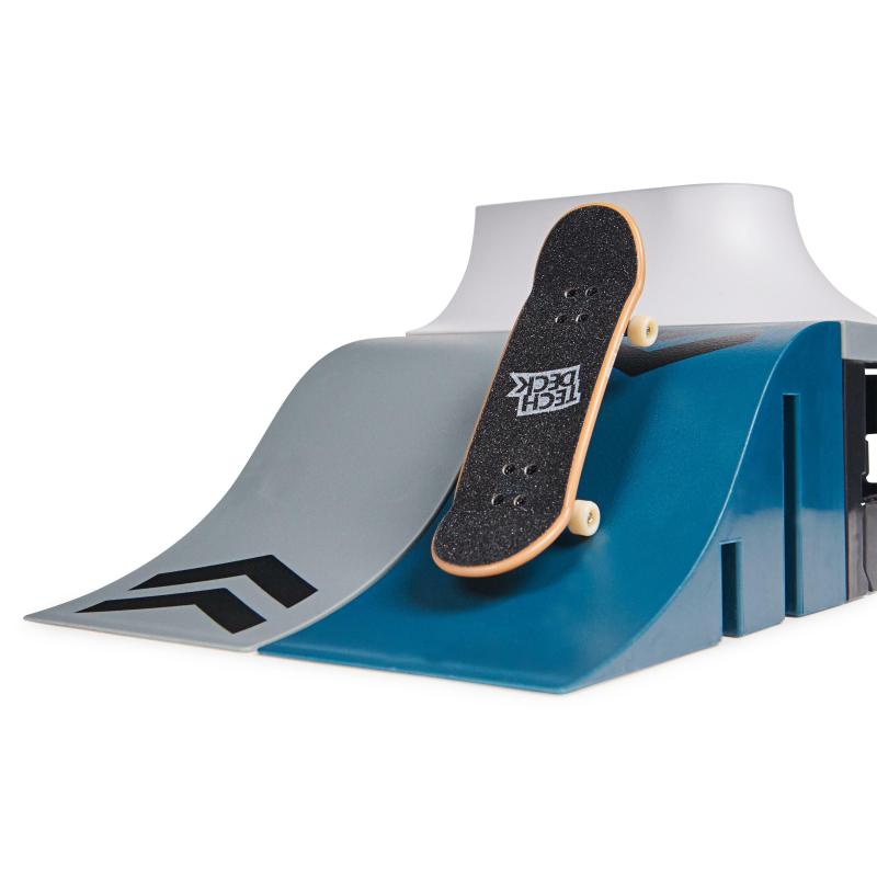 Tech Deck - Finger Skate - Starter Set X-Connect 100% Modulable À Construire Et Personnaliser + 1 Mini Planche Exclusive - Mini