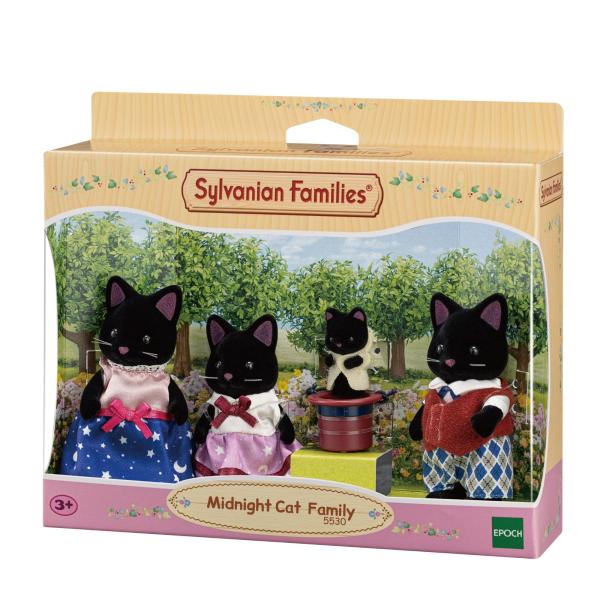 SYLVANIAN FAMILIES - La famille chat magicien - Poupée articulée - Beige - Des 3 ans