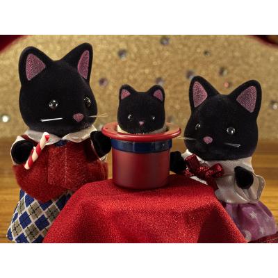 Sylvanian Families La famille Chat Magicien