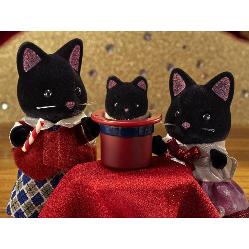 Sylvanian Families La famille Chat Magicien
