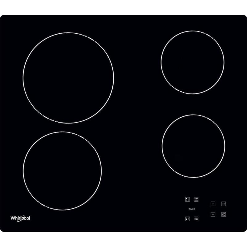 Whirlpool AKT 8090 NE Noir Intégré 60 cm Céramique 4 zone(s)