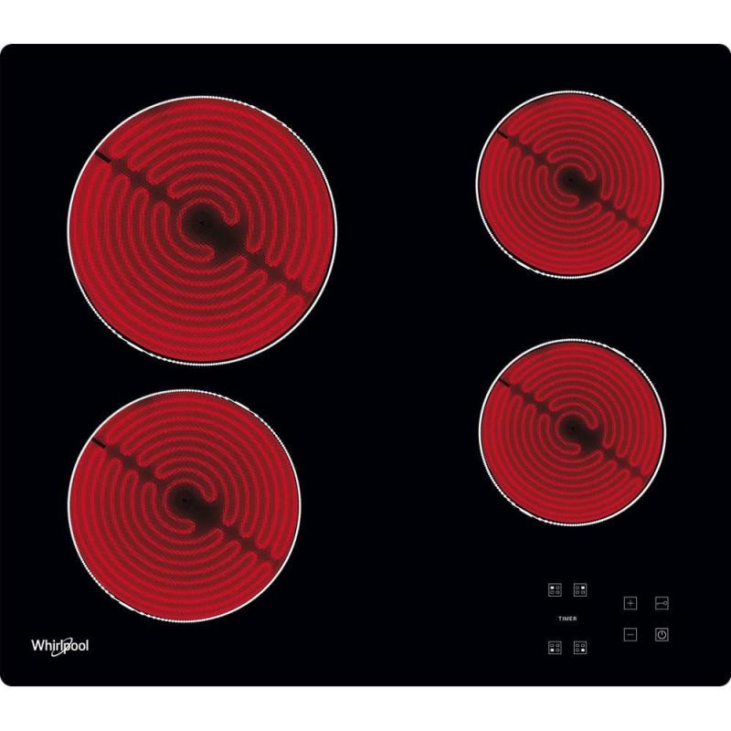 Whirlpool AKT 8090 NE Noir Intégré 60 cm Céramique 4 zone(s)