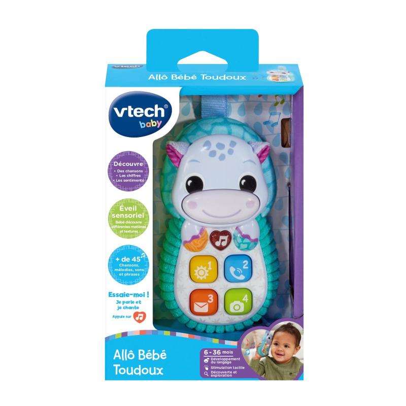 VTech Baby ALLO BEBE TOUDOUX BLEU