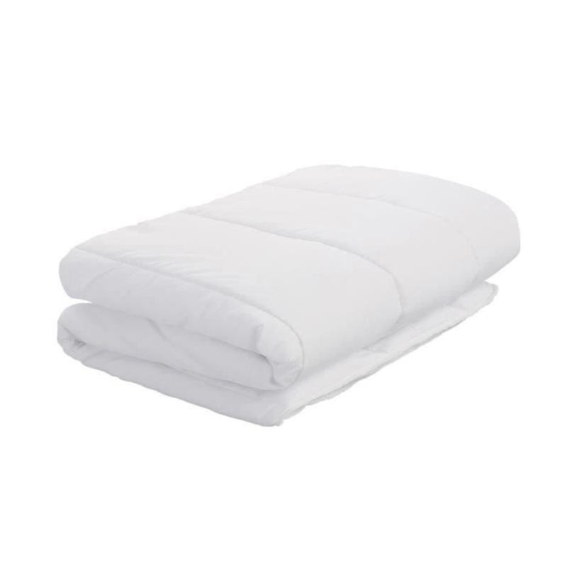 Couette légère en microfibre BLANREVE 140x200 cm - Blanc