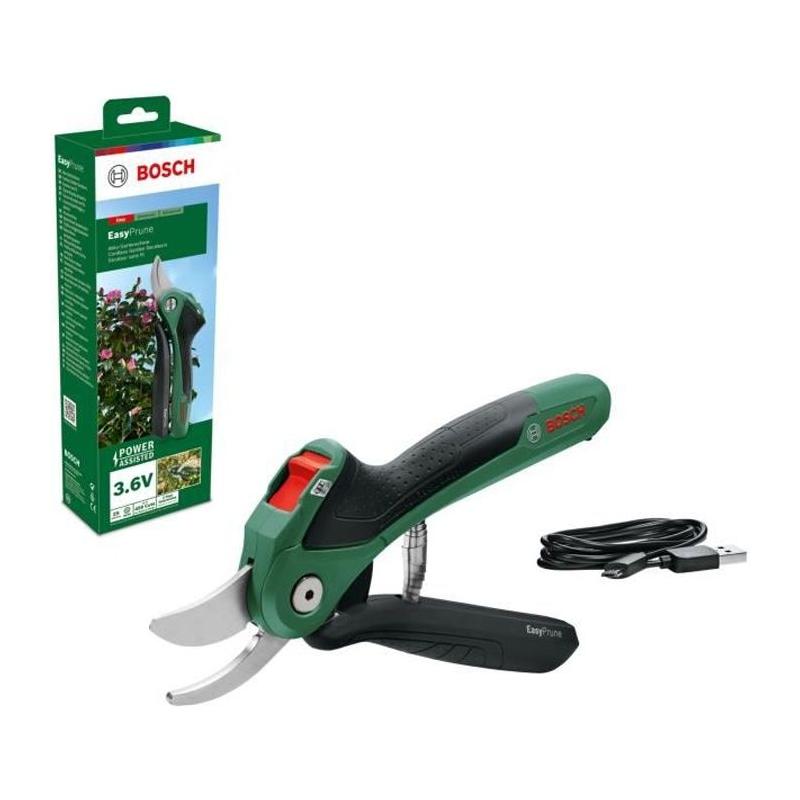 Sécateur EasyPrune sans fil Bosch - Vert - Technologie Power Assist