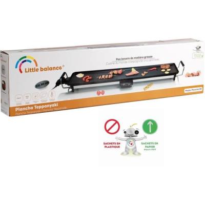 Plancha électrique LITTLE BALANCE 8239 Happy Plancha 90 - 2000W, Noir