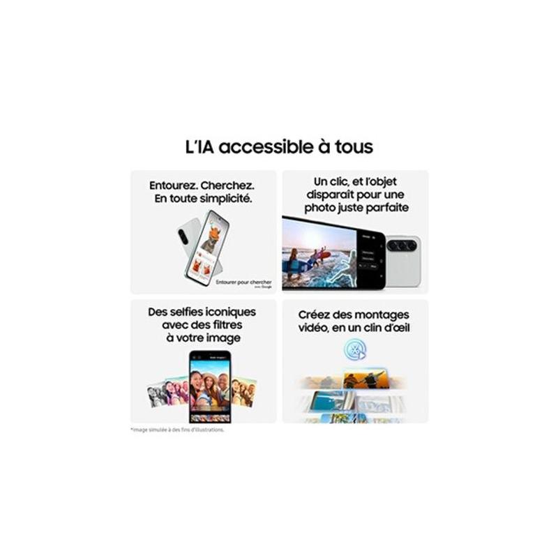 Smartphone Samsung Galaxy A56 6,7 5G Graphite - 128 Go
