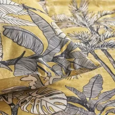 Parure de lit imprimé SUNSHINE jaune 260x240cm - TODAY