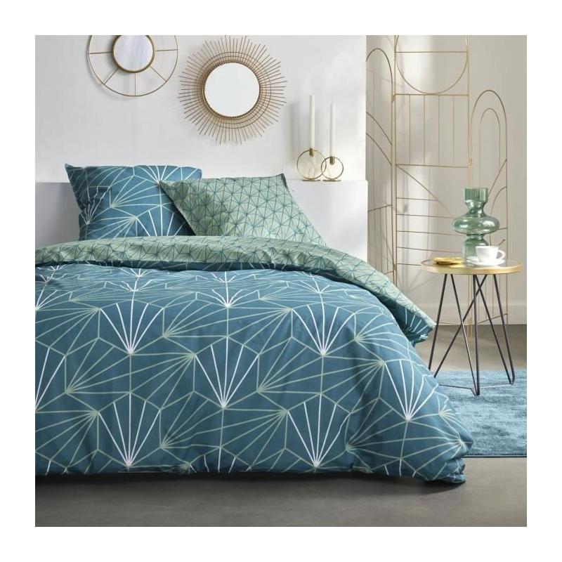 Parure de couette TODAY Sunshine 240x260cm - Imprimée - Coton 57 fils