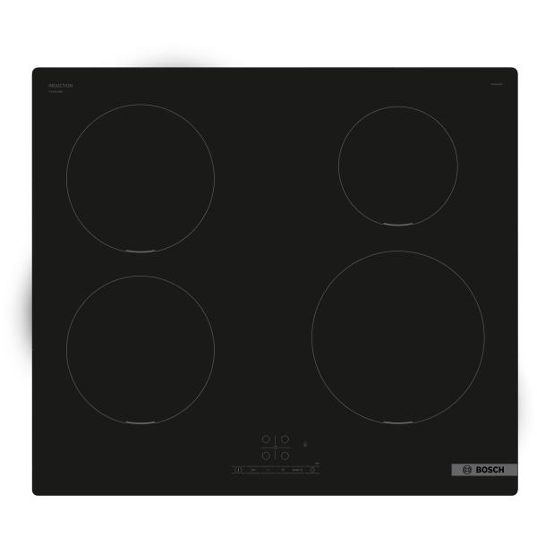 Bosch Serie 4 PUE611BB5H plaque Noir Intégré 60 cm Plaque avec zone à induction 4 zone(s)