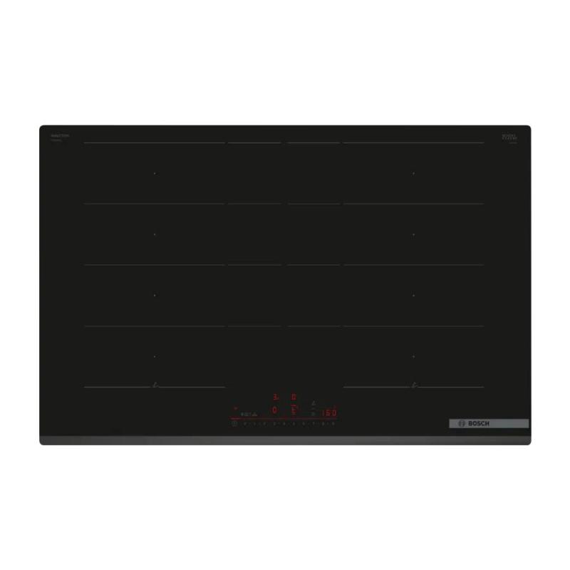 Bosch Serie 8 PXY83KHC1E plaque Noir Intégré 80 cm Plaque avec zone à induction 4 zone(s)