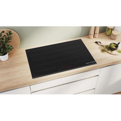 Bosch Serie 8 PXY83KHC1E plaque Noir Intégré 80 cm Plaque avec zone à induction 4 zone(s)