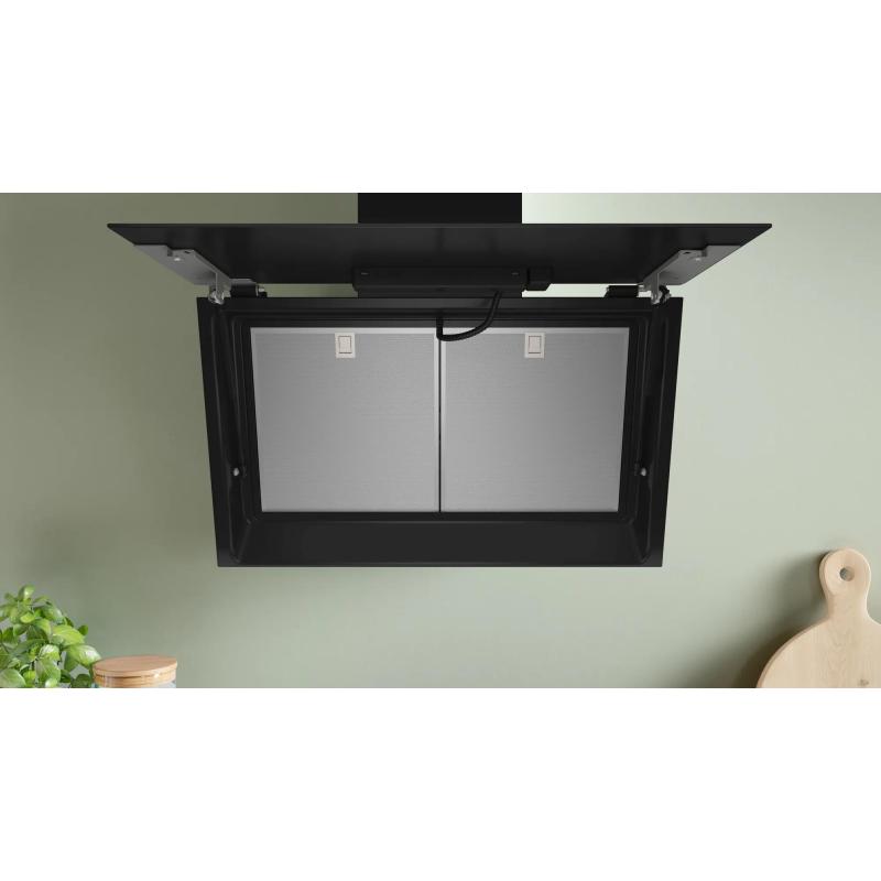 Bosch Serie 6 DWK81AN60 hotte Montée au mur Noir 432 m³ h