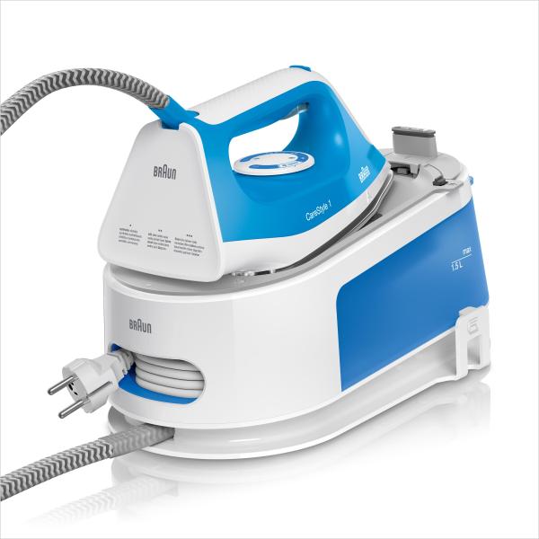 Braun CareStyle 1 IS1012BL 2400 W 1,5 L Semelle en céramique Bleu, Blanc