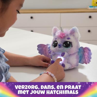 Hatchimals Alive Pufficorn Éclosion Secrète Peluches et animaux interactifs Oeuf Surprise À Faire Éclore, Lumières Et Brume