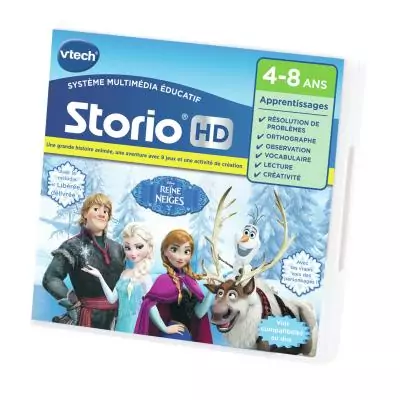 VTech Jeu Storio HD La reine des neiges