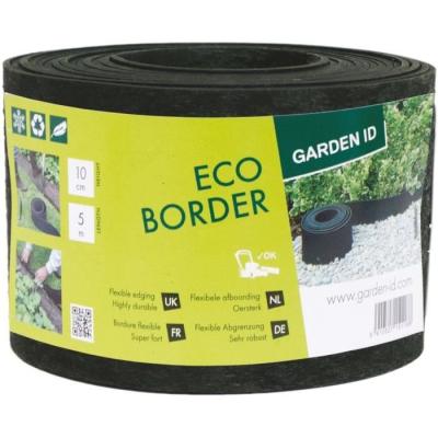 Bordure de jardin en caoutchouc recyclé - GARDEN ID Eco Border 5m H10cm - Indestructible et Flexible